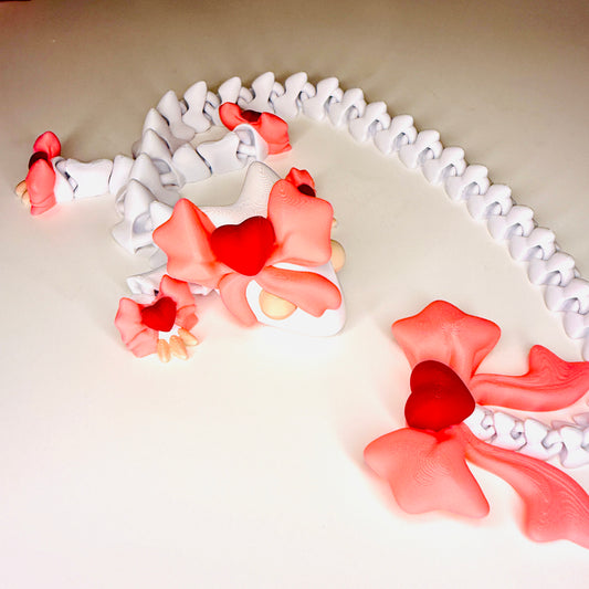 Cute Valentine Dragon 3d Printed image 0