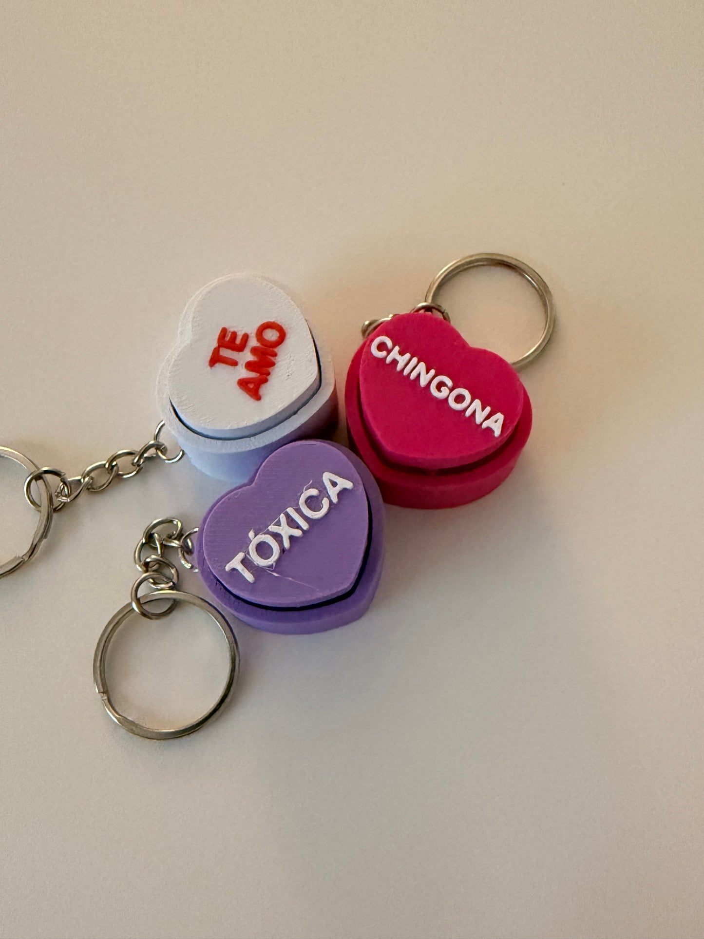 Latina Conversation Hearts Clicker 3MF STL File