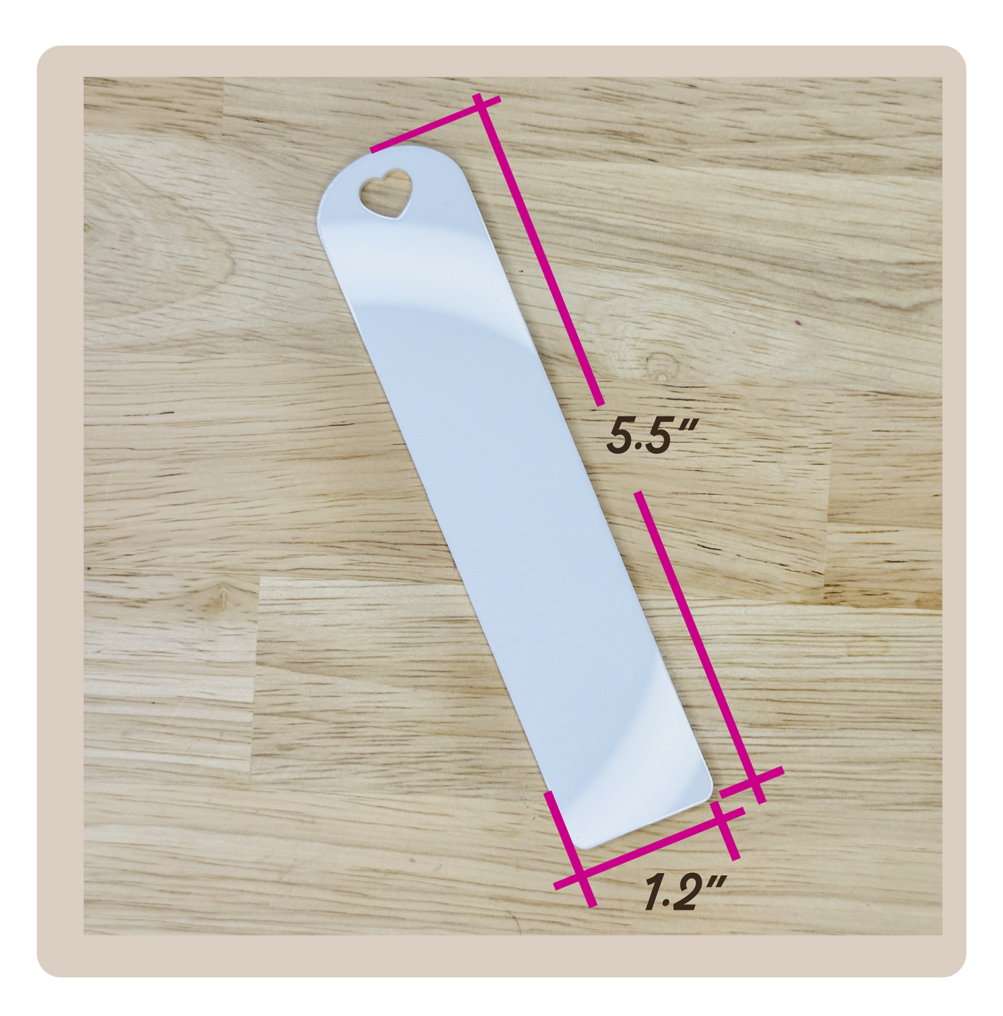 Book Mark Blanks - White