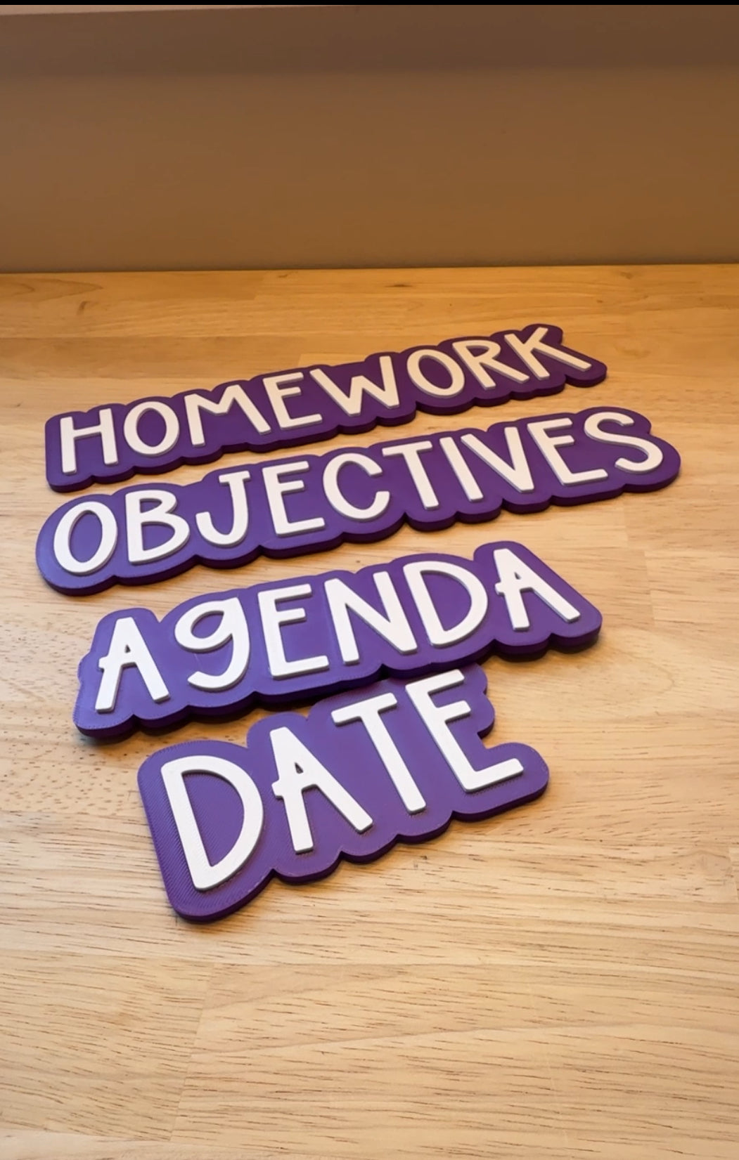 Teacher Board Magnetic Signs – Board Labels