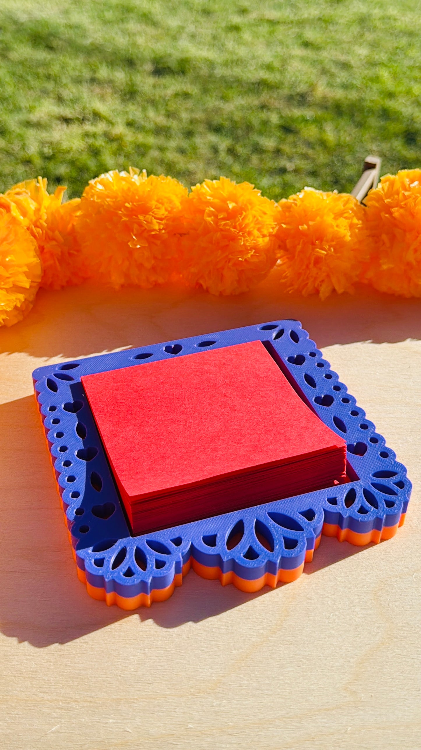 Papel Picado Post It Holder STL 3mf File