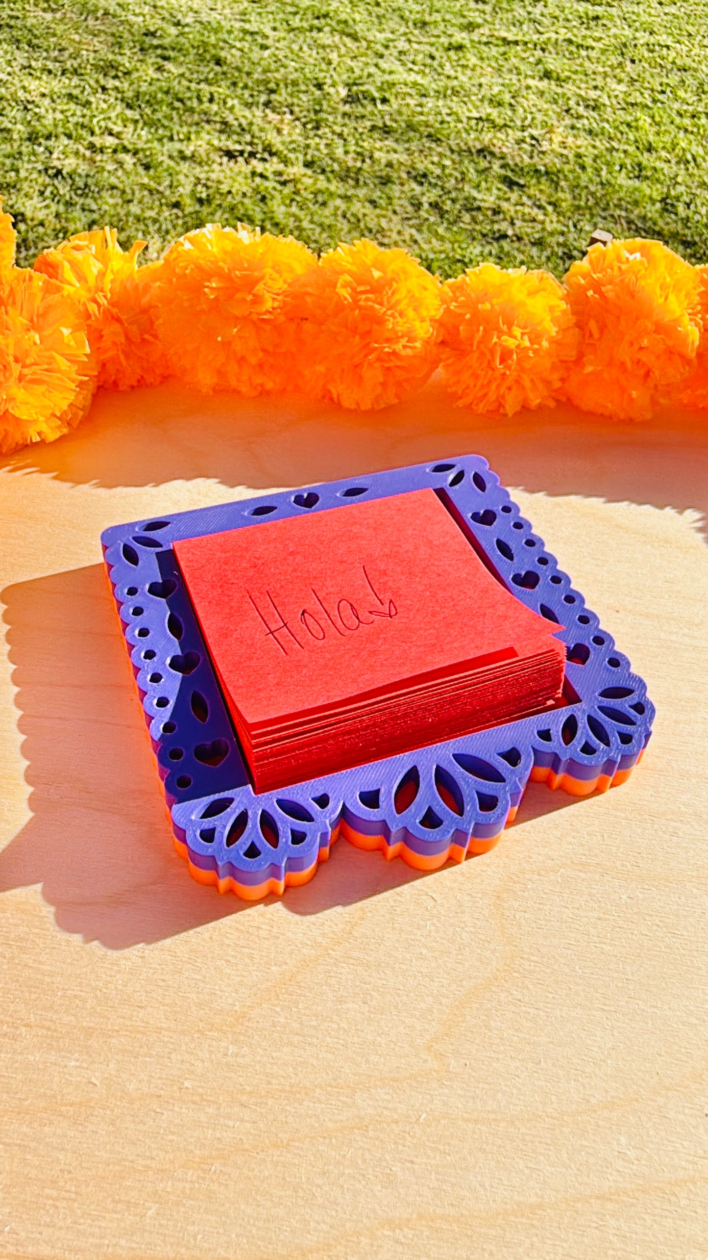 Papel Picado Post It Holder STL 3mf File