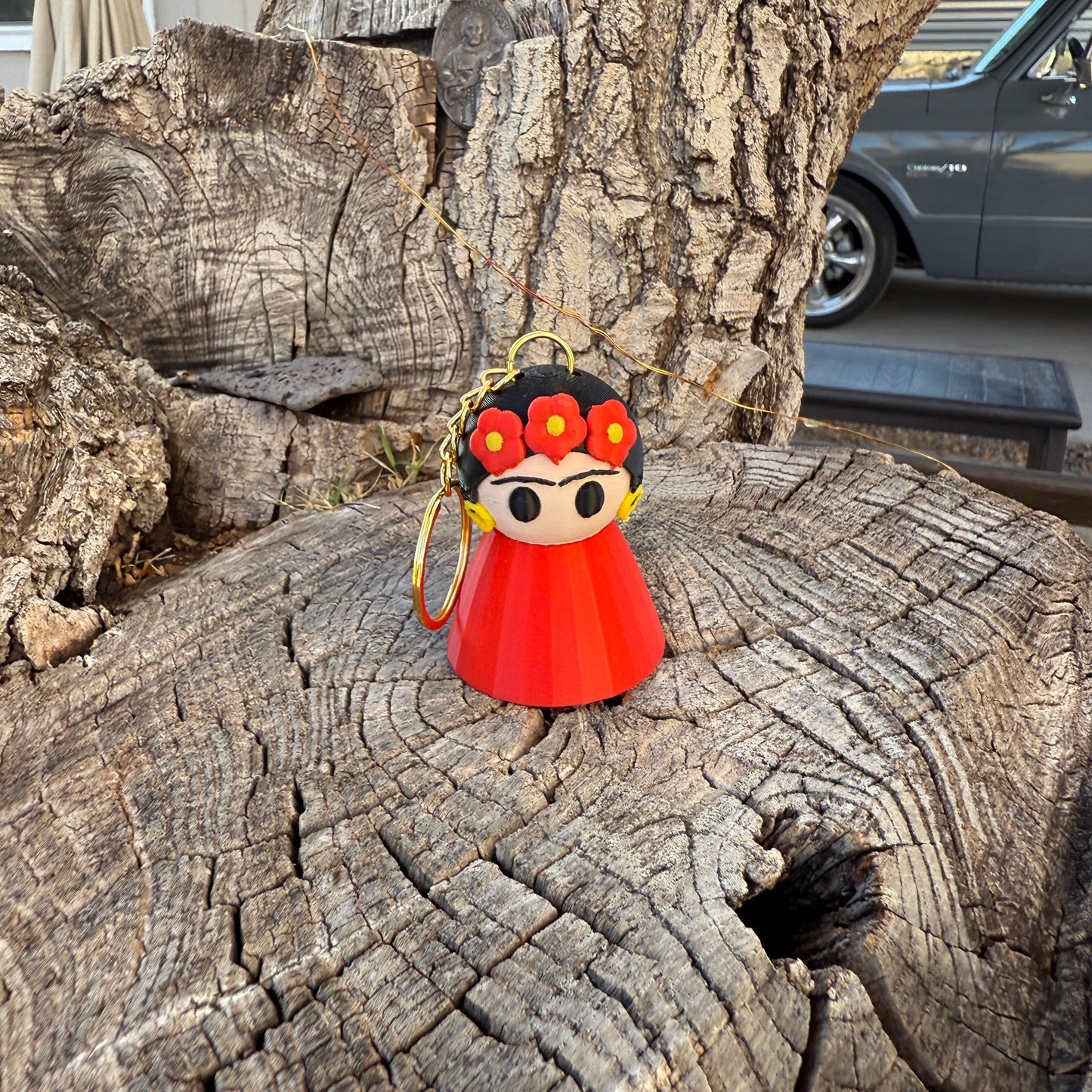 Frida Kahlo Fidget Keychain