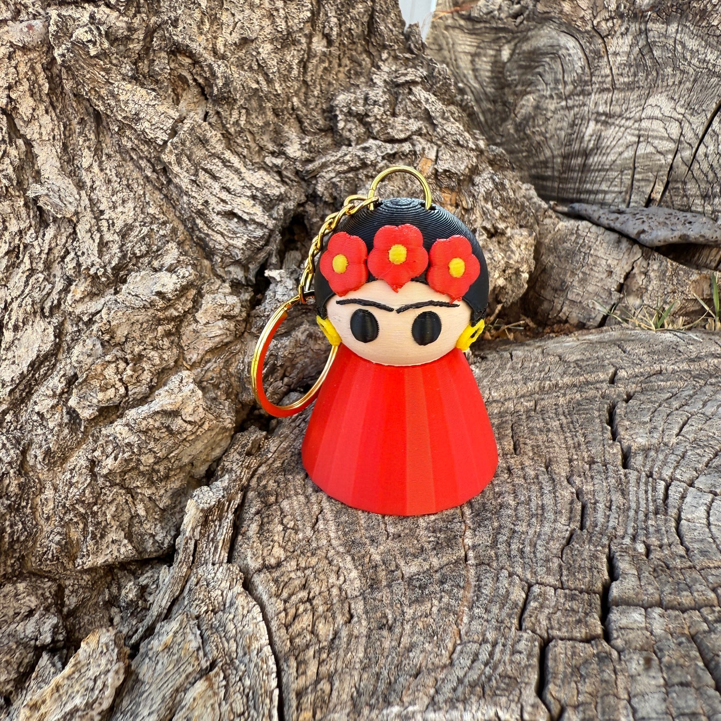 Frida Kahlo Fidget Keychain