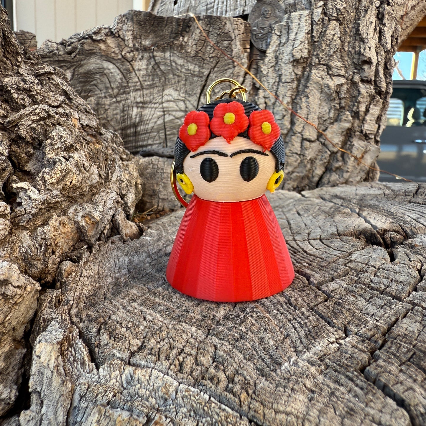 Frida Kahlo Fidget Keychain
