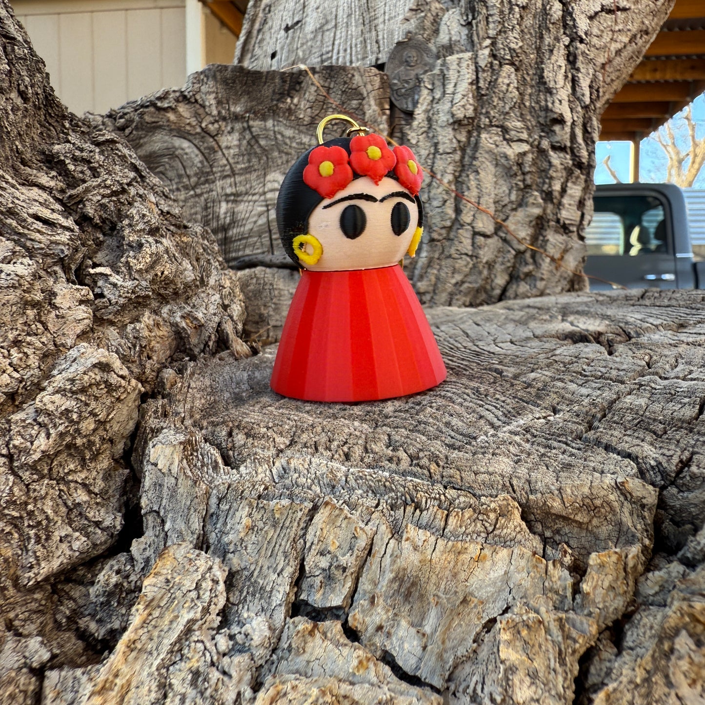 Frida Kahlo Fidget Keychain
