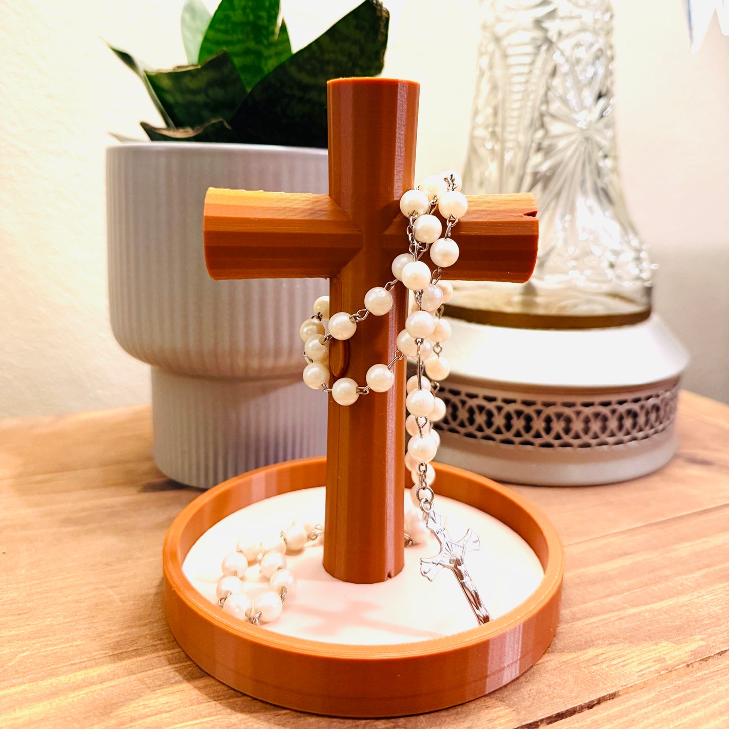 Rosary Cross Stand
