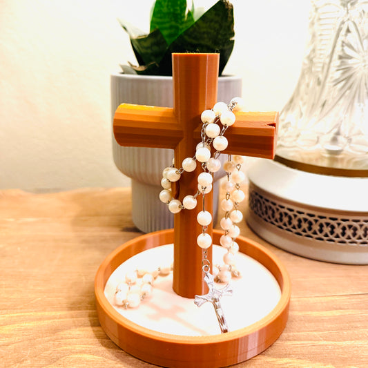 Rosary Cross Stand