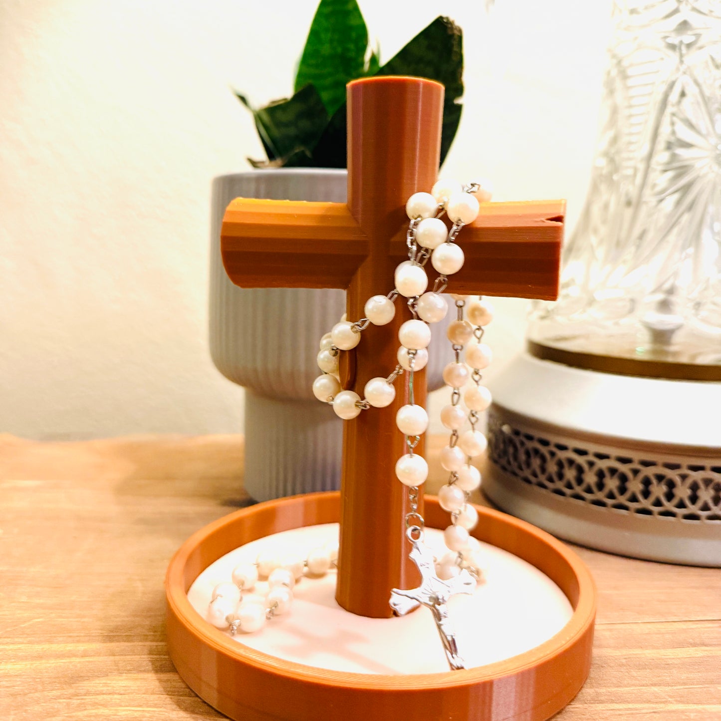 Rosary Cross Stand