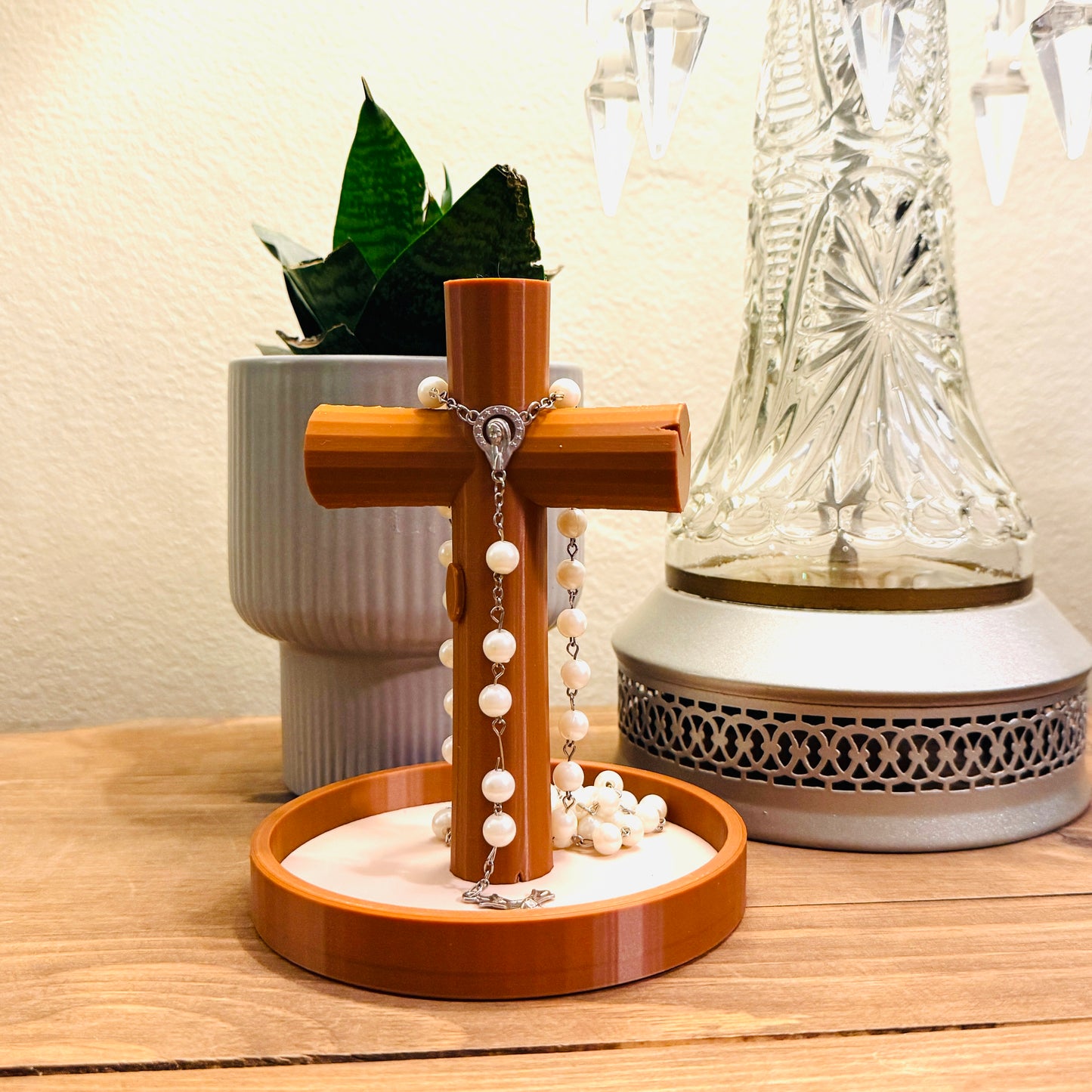 Rosary Cross Stand
