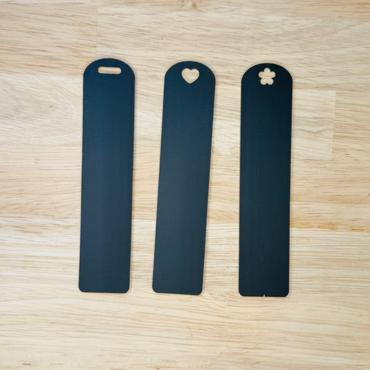 Book Mark Blanks - Black Matte