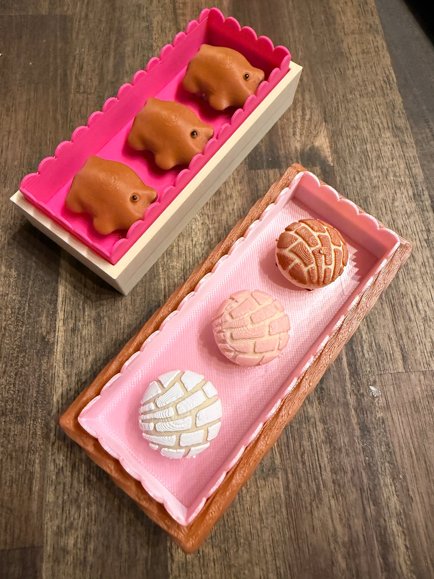 Pan Dulce Trio Box | Interchangeable Clicker 3D Print File Collection