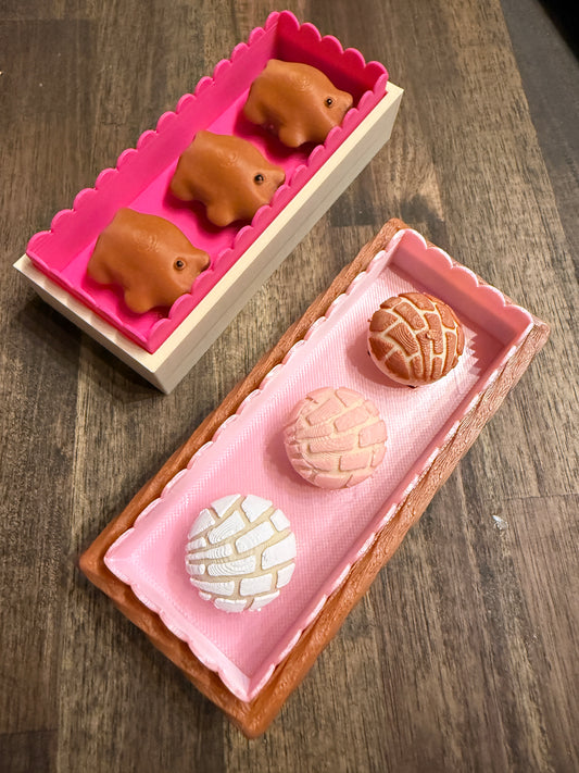 Pan Dulce Trio Box | Interchangeable Clicker 3D Print File Collection