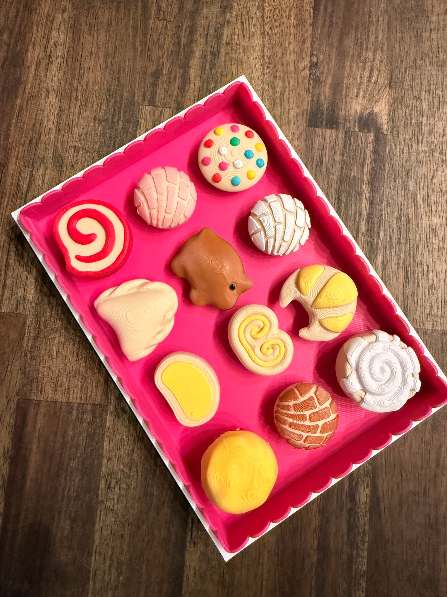 Pan Dulce Full Dozen Box | Interchangeable Clicker 3D Print Files Collection