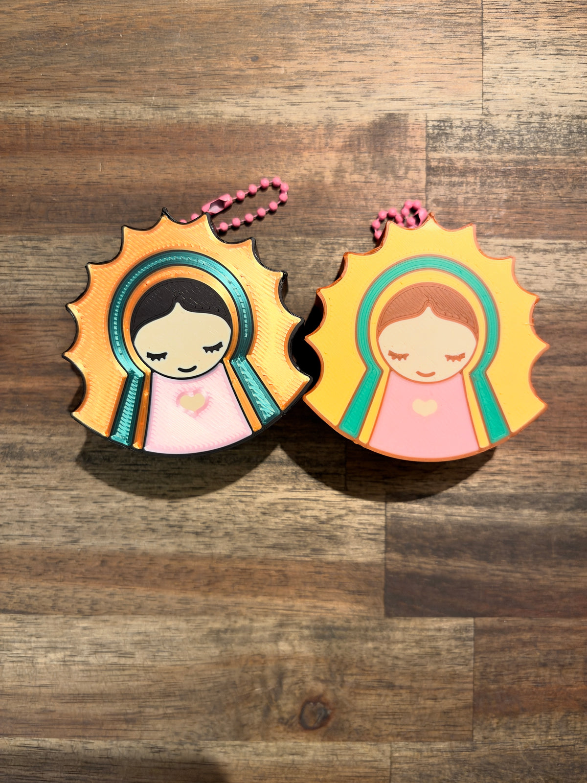 Virgencita PocketBac Holder Keychain