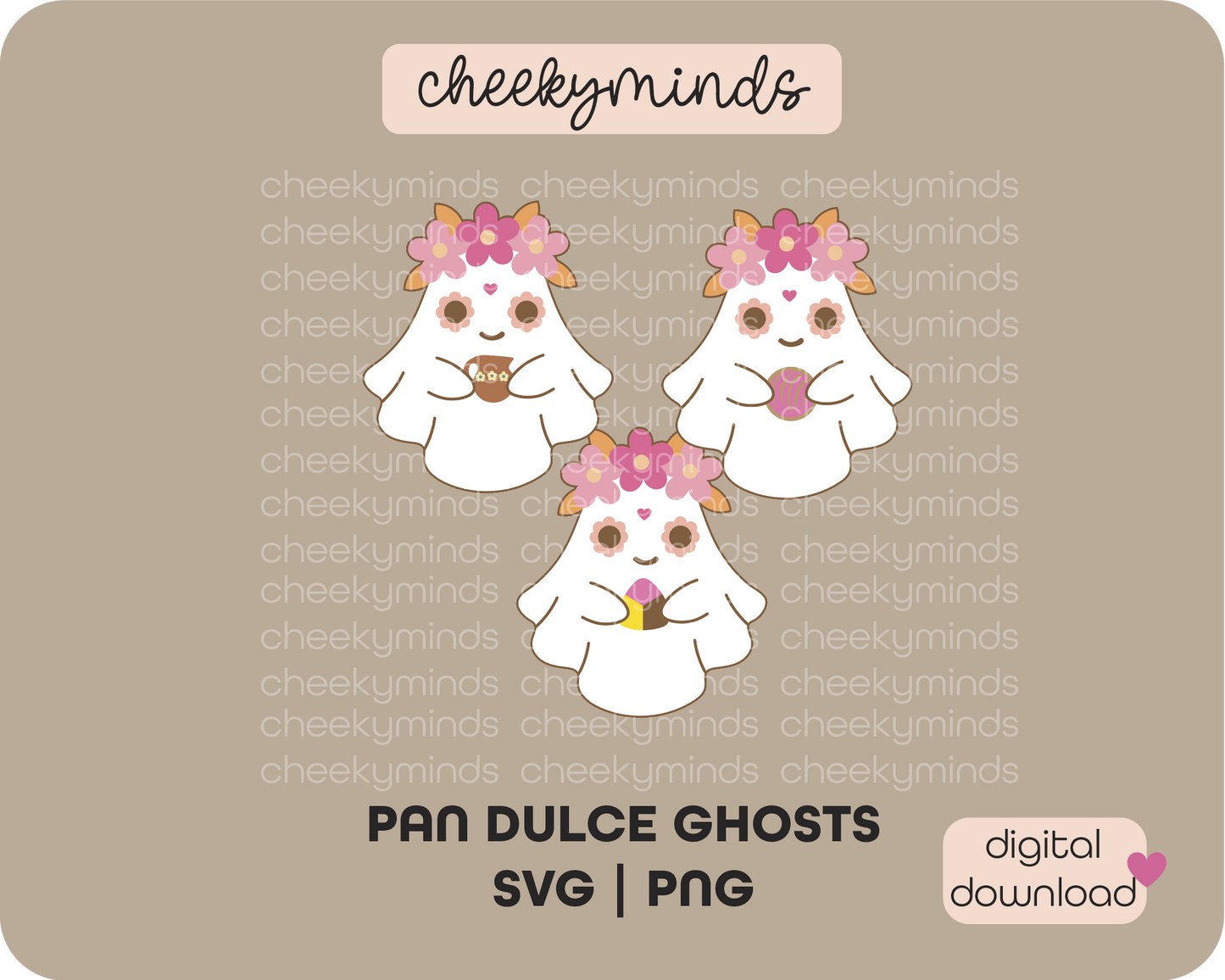 Pan Dulce Ghosts SVG PNG