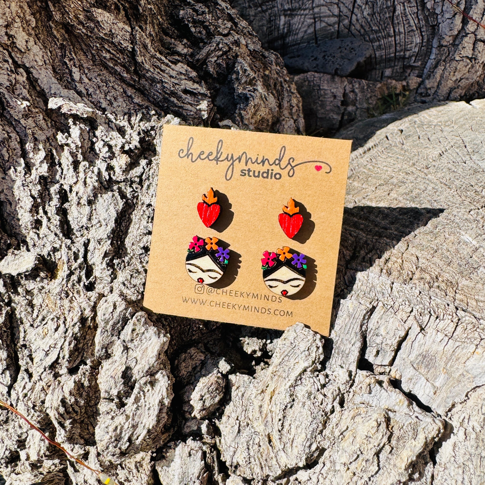 Frida Kahlo Stud Earrings image 0