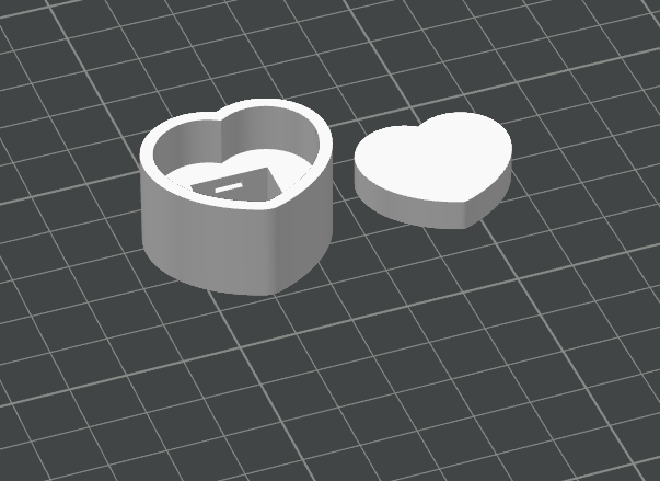 Conversation Heart Style Blank Clicker STL File