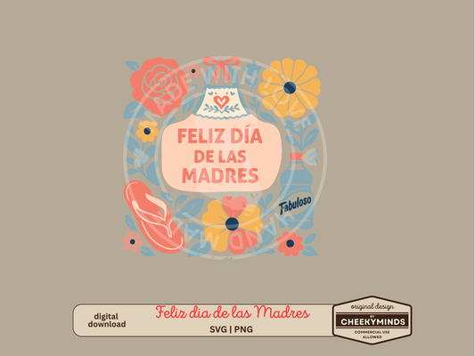 Feliz dia de la Madres PNG and SVG design