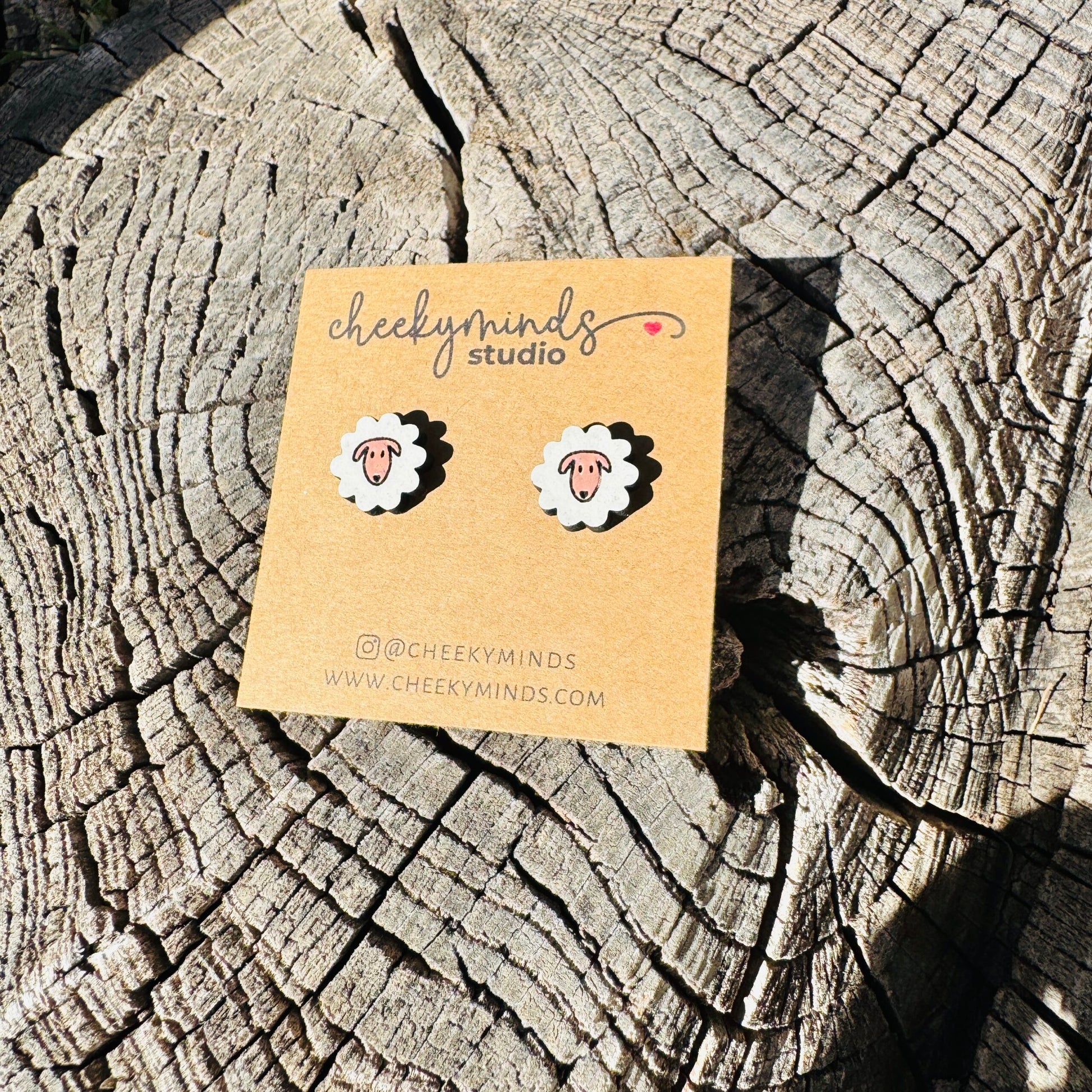 Borregito Sheep Earrings image 0