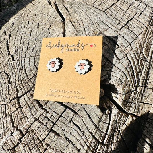 Borregito Sheep Earrings image 0