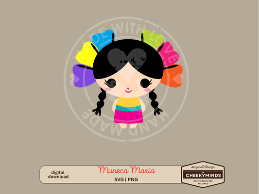 Muneca Maria SVG and PNG